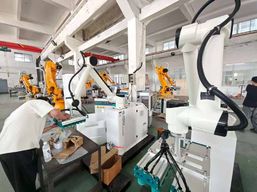 協作機器人書刊散頁搬運碼垛自動化案例展示